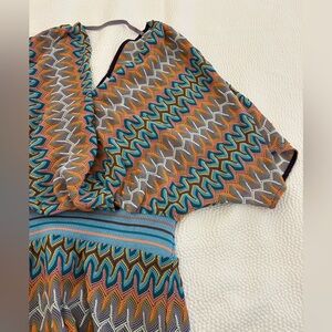 NWOT Ramy Brook Multicolor Dress Sheer Top Cover Up Size: Small